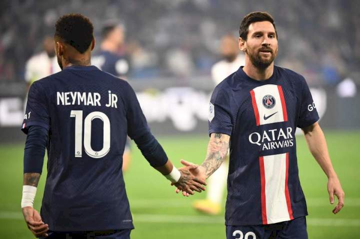Lionel Messi overtakes Cristiano Ronaldo non-penalty goal record after scoring Paris Saint-Germain winner