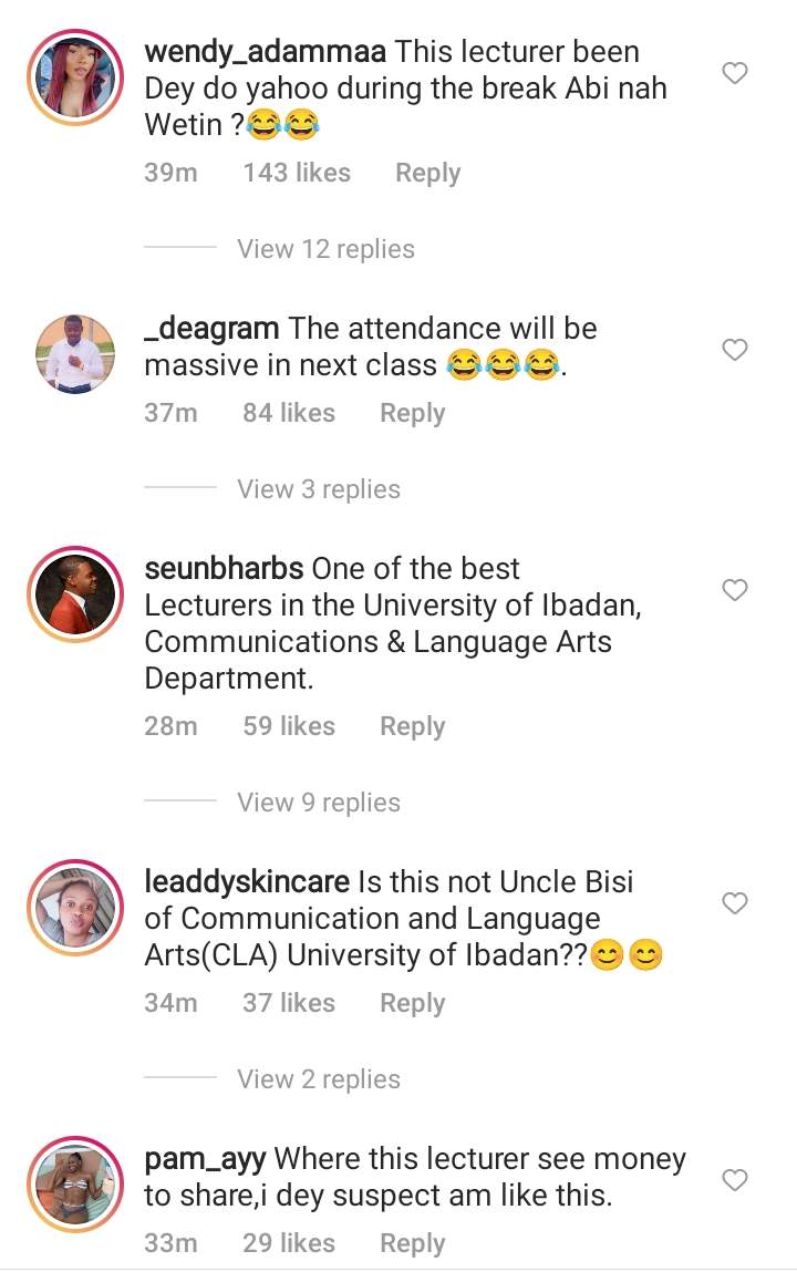 UI lecturer reportedly gifts $100 to students who attended his first lecture after ASUU strike