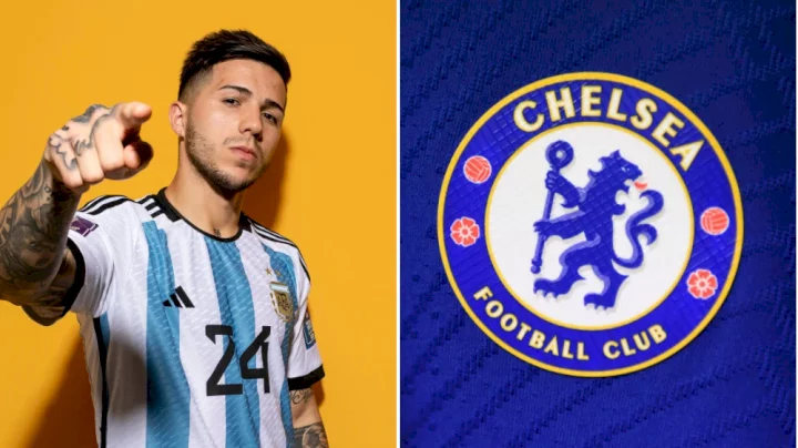 Chelsea make £115 million bid to sign Argentine star Enzo Fernandez