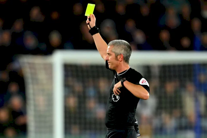 When do yellow cards get reset in the Premier League 2022/23?