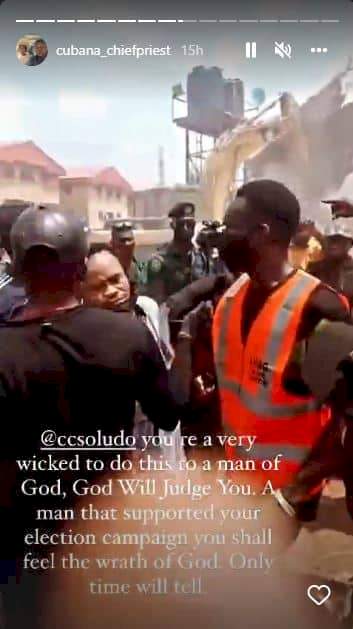 God will judge you for what you did to Odumeje - Cubana ChiefPriest sends strong message to Soludo (Video)