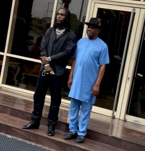 Governor Wike Gifts Burna Boy Land In Old GRA, Port Harcourt And Money To Build On It