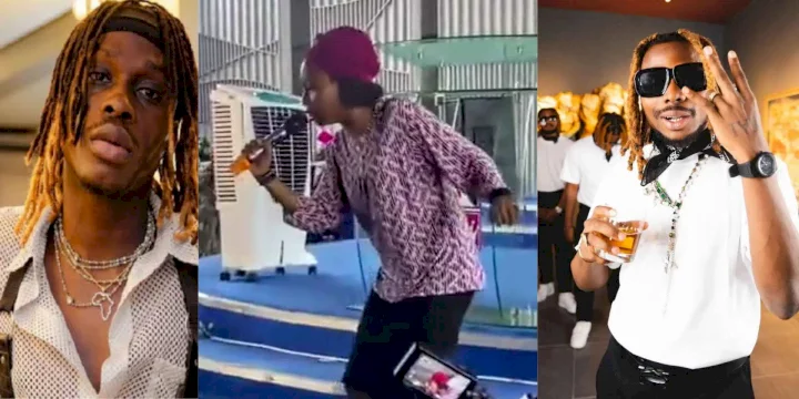 'Who is the pastor?' - Reactions as choir performs Fireboy's Bandana during church service (Video)