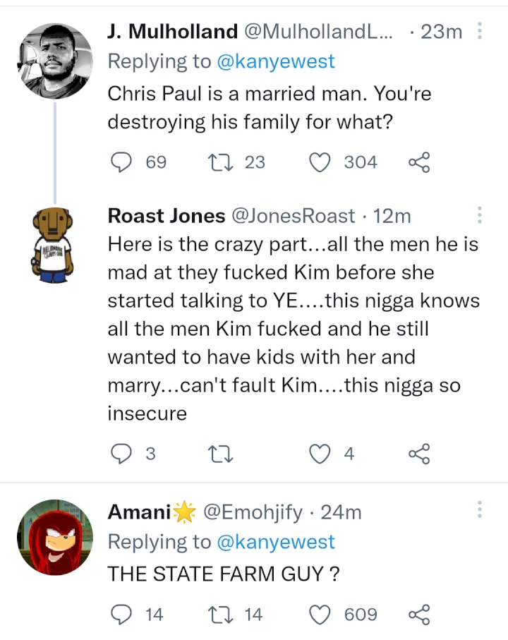 Internet Melts down as Kanye West reveals he ?caught? married basketballer Chris Paul with ex wife Kim Kardashian