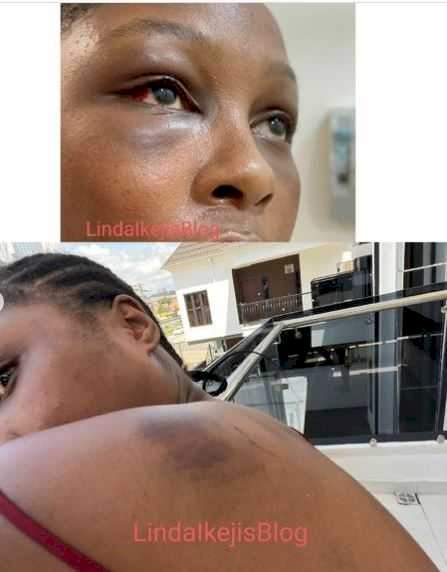 Man called out for manhandling women, filmed beating girlfriend (Video)