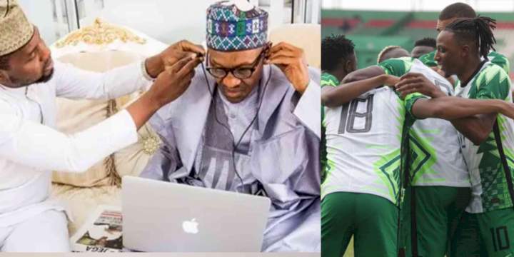 "Keep making Nigerians happy" - Buhari tells Super Eagles via video call ahead of Tunisia encounter