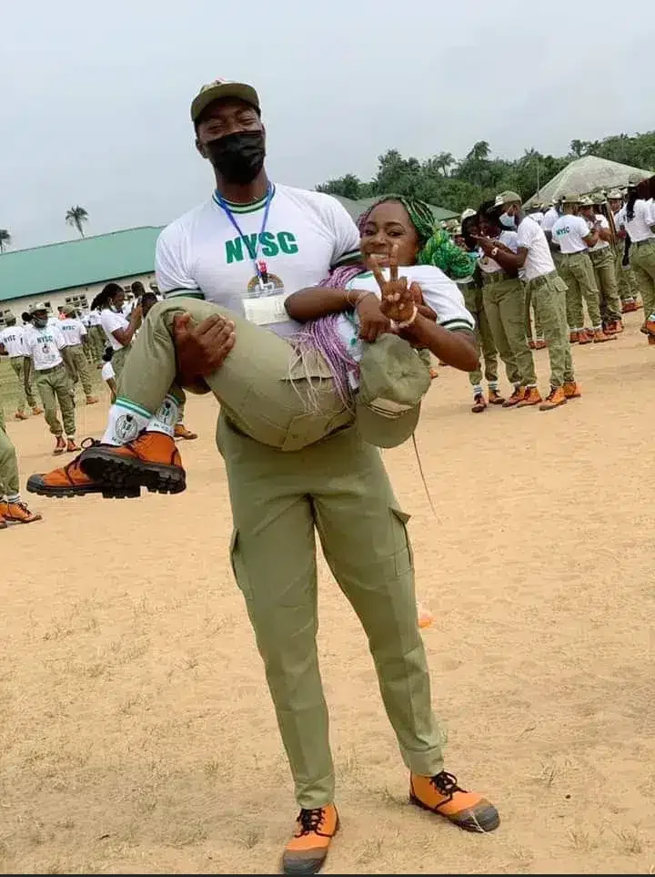 'We never dated, she's chasing clout' - Tallest corper debunks claims of relationship with ex-colleague