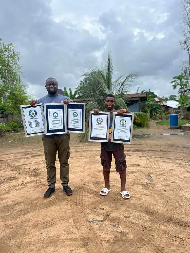 'I am now a mechanic' - 16-year-old Nigerian boy with 5 awards from Guinness World Records shares story