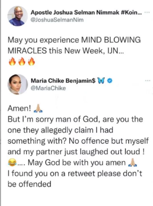 'I prayed and asked for forgiveness after I mistakenly called out Apostle Selman' - BBNaija star, Maria reveals (Video)