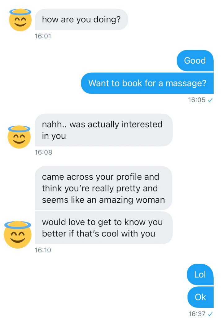 Lady shares chat with man who came to her business account to shoot his shot