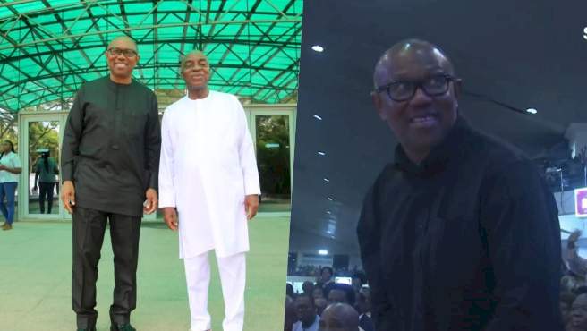 Peter Obi receives rousing reception at Shiloh 2022