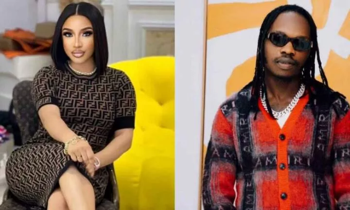 "I will suggest you shut up, you look prettier with your mouth closed" - Tonto Dikeh slams Naira Marley