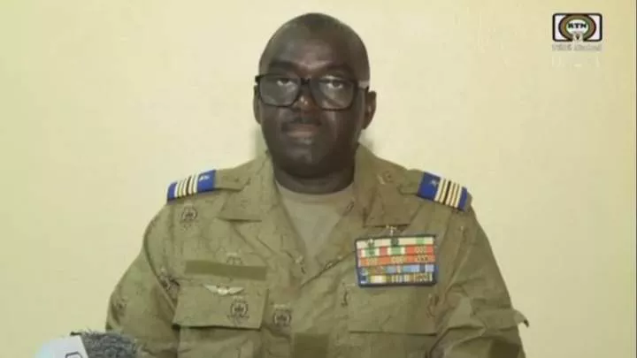 Colonel Major Amadou Abdramane accused France on Monday of seeking to 'intervene militarily