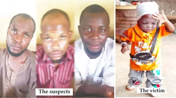 Police arrest three clerics for allegedly exhuming corpse of one-year-old boy after officiating burial, cut off his head and two palms for ritual