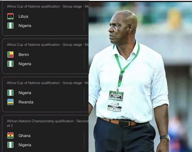 Supe Eagles Next Four Matches in All Competitions, Including Tough Clash Against Ghana