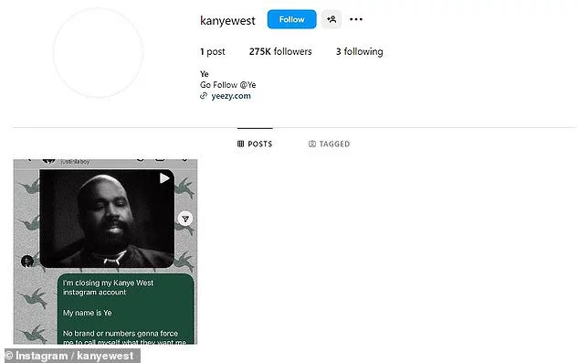 Bianca Censori deactivates her Instagram while Kanye West wipes his account amid claims the couple have 