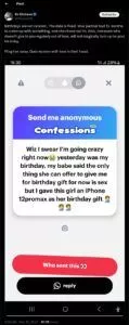 Man laments as girlfriend offers him intimacy as a birthday gift despite giving her an iPhone 12 on her birthday