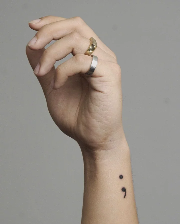 Semicolon Tattoo