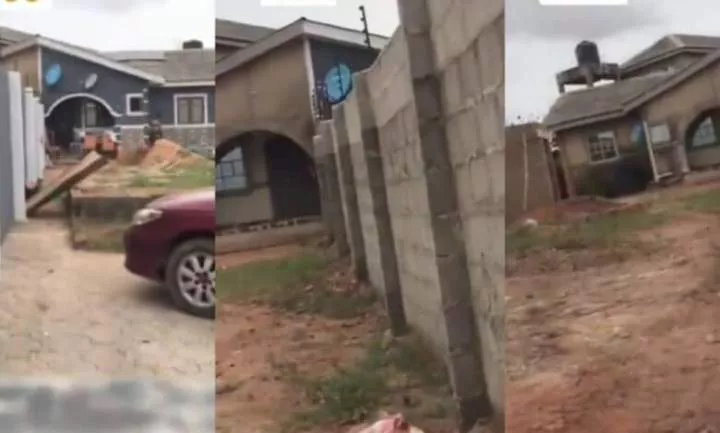 "What kind of fence is this" - Reactions as second wife's son renovates his mother's side of their house