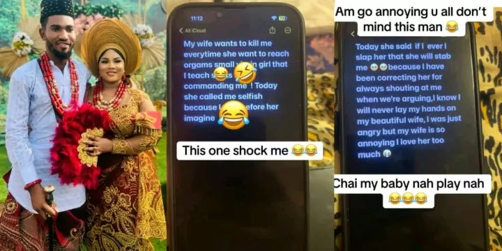 Nigerian wife leaves social media in shock with what she found on her husband's phone