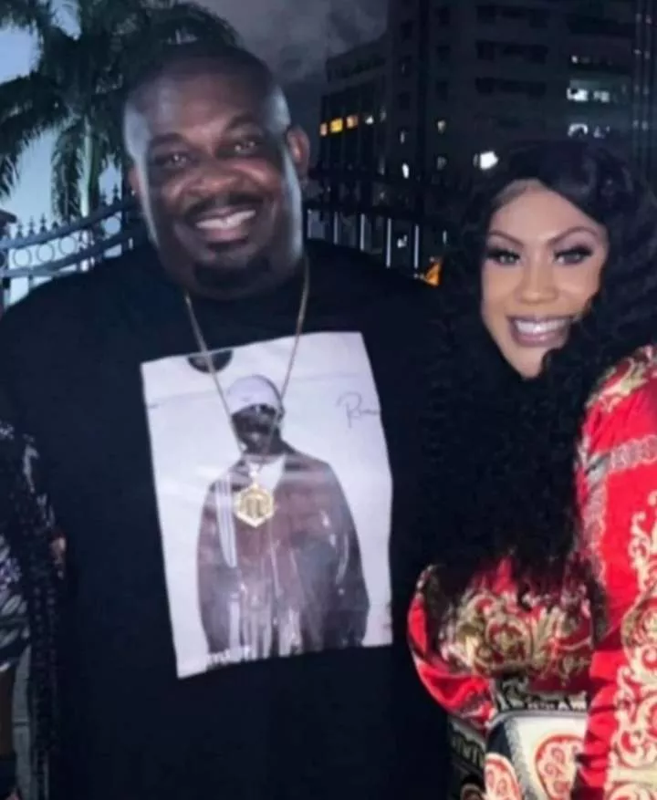 'Dem force baba marry, nothing person fit tell me' - Reactions as Don Jazzy links up with ex-wife