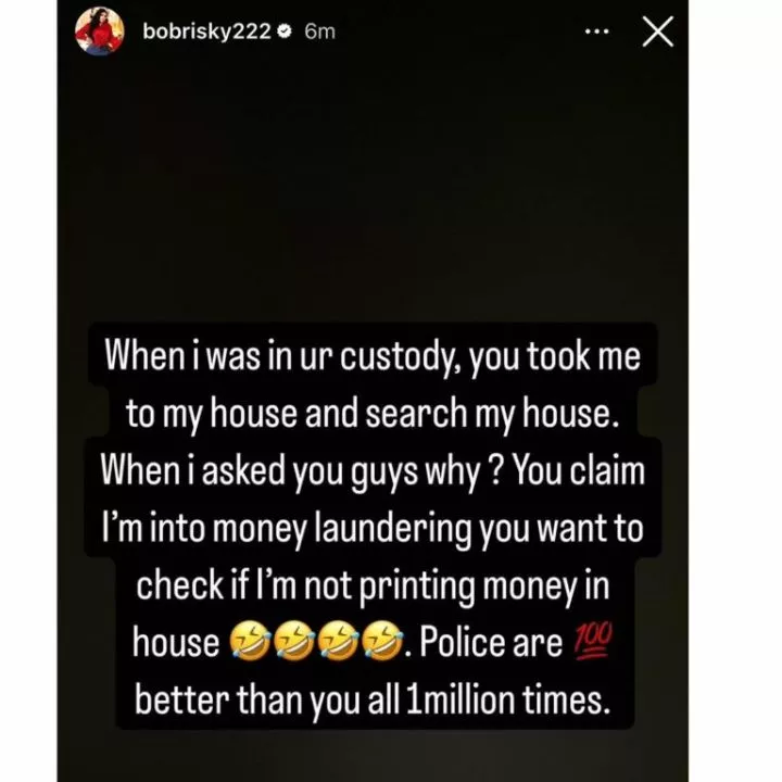 You are the most wicked people in Nigeria - Bobrisky to EFCC