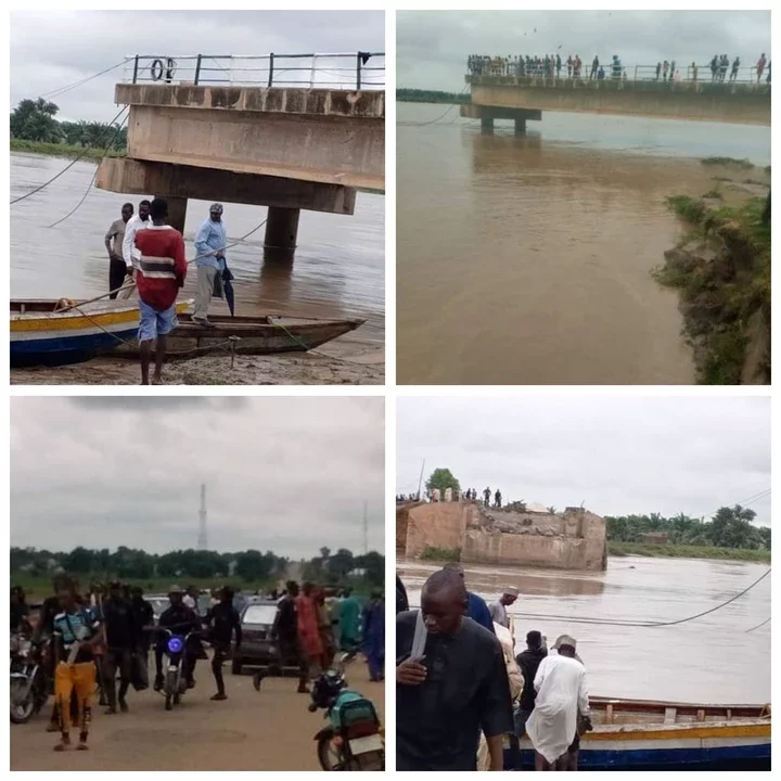 Commuters stranded as bridge collapses in Taraba