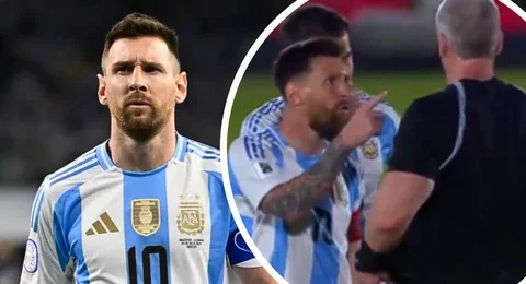 "You're a Coward" - 'Angry' Lionel Messi Insults Referee After Suffering 3rd Straight Defeat