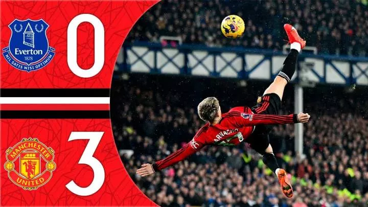 Everton 0 - 3 Manchester United (Nov-26-2023) Premier League Highlights