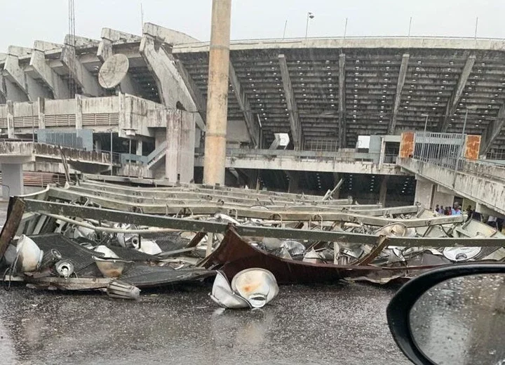 FG shuts Lagos stadium over floodlight mast collapse - TheCable