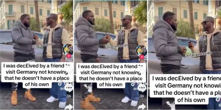 Friend invites man to Germany, only to find out he's homeless