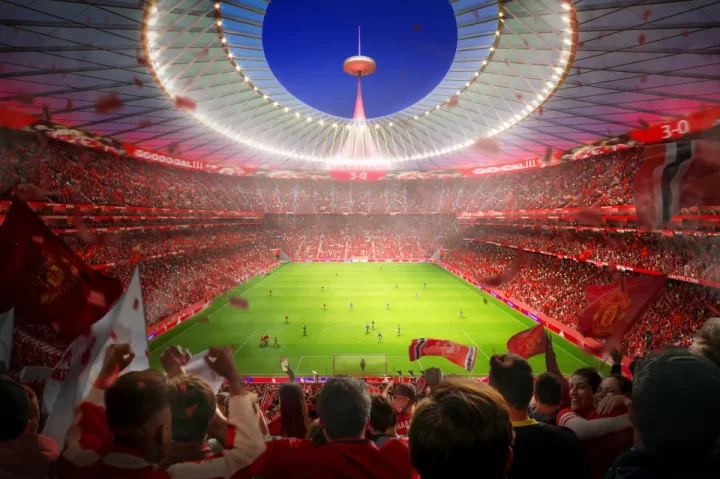 The new ground promises to be the second largest football stadium in Europe, behind the Nou Camp