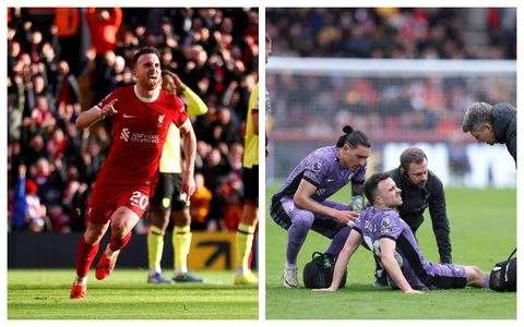 Liverpool's injury issues pile up as Jota joins an already long list of sidelined players