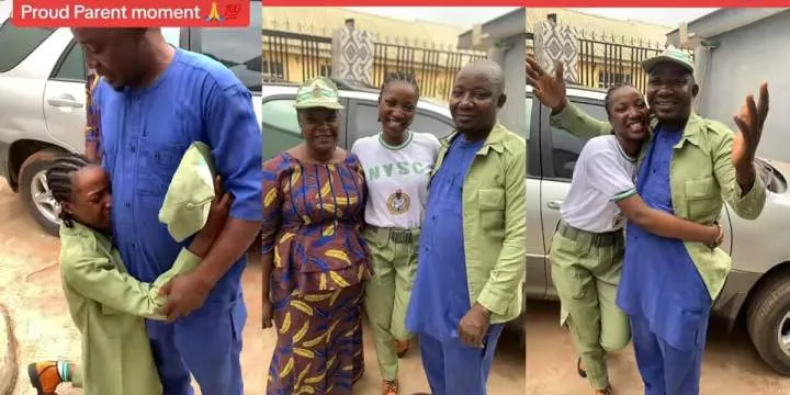 Nigerian lady makes history as first graduate in family to finish NYSC