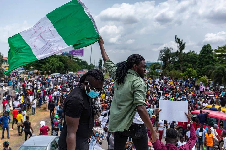 Despite National Address by Tinubu, Protesters Gathered Expressing Their Dissatisfaction