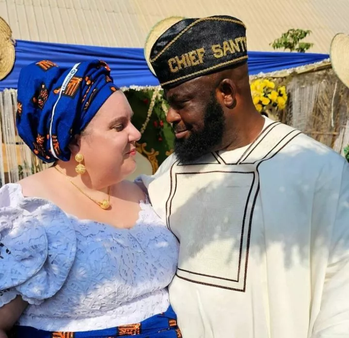 British woman in awe of Nigerian husband, thanks him for marrying her