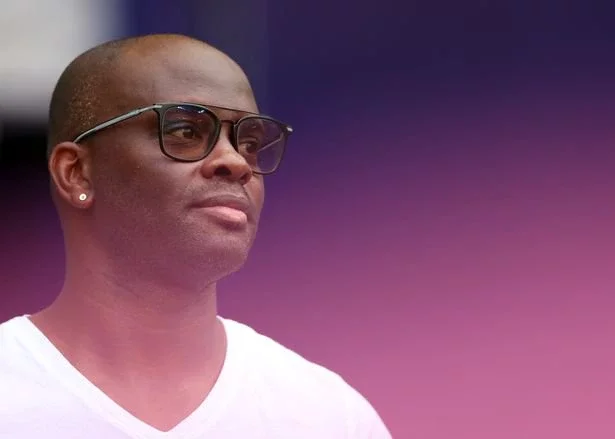 Louis Saha looks on during the Women's group B match between Australia and Zambia during the Olympic Games Paris 2024 at Stade de Nice on July 28, 2024