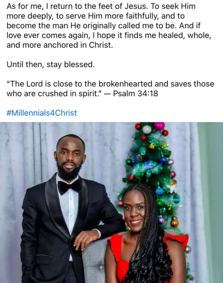 Pastor ends 7-year marriage, says wife was 'too perfect' for him