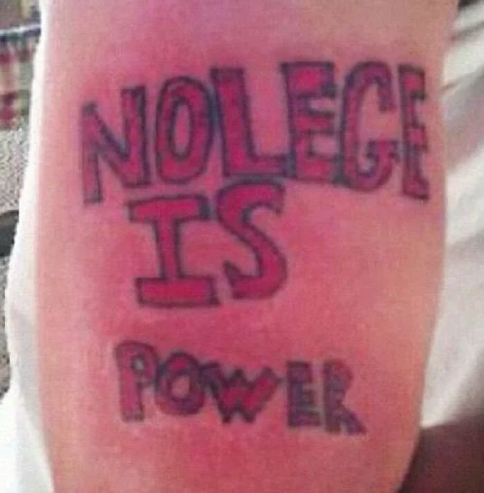 50 People Who Wanted A Cool Tattoo But Ended Up With A Permanent Mistake