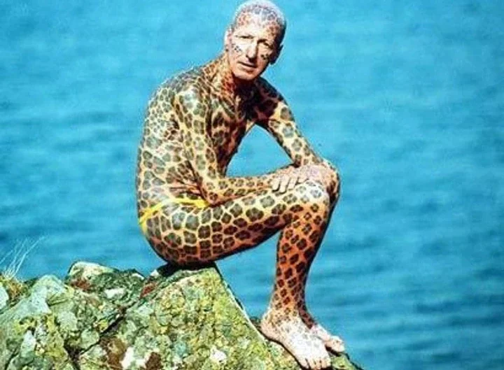 Tom Leppard the leopard man 