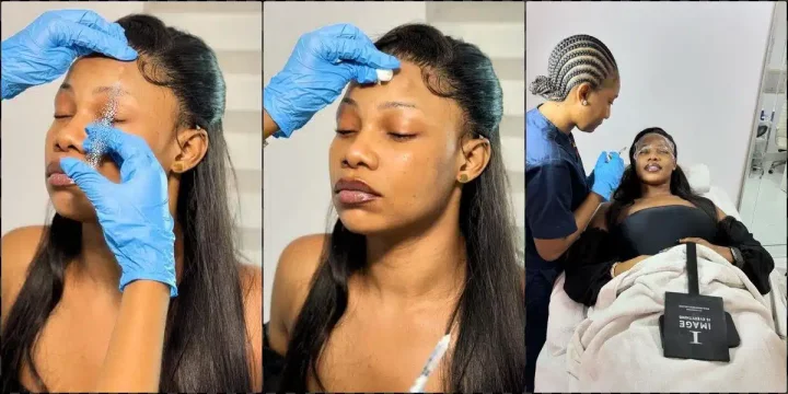 Tacha shares sneak peak as she gets Botox and fillers on her face