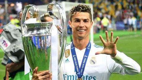 Cristiano Ronaldo won the Champions League with Real Madrid four times.