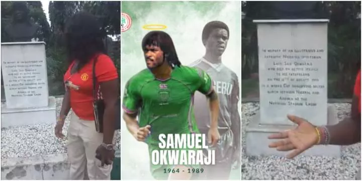 Video of grave of Samuel Okwaraji, who died while playing for Nigeria against Angola in 1989, surfaces online