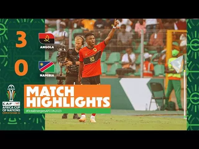Angola 3 - 0 Namibia (Jan-27-2024) Africa Cup of Nations 2023 Highlights