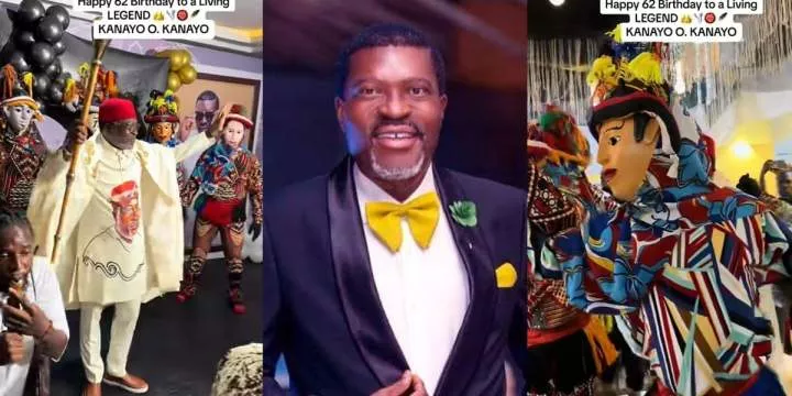 Kanayo O. Kanayo shares beautiful videos from his 62nd birthday celebration