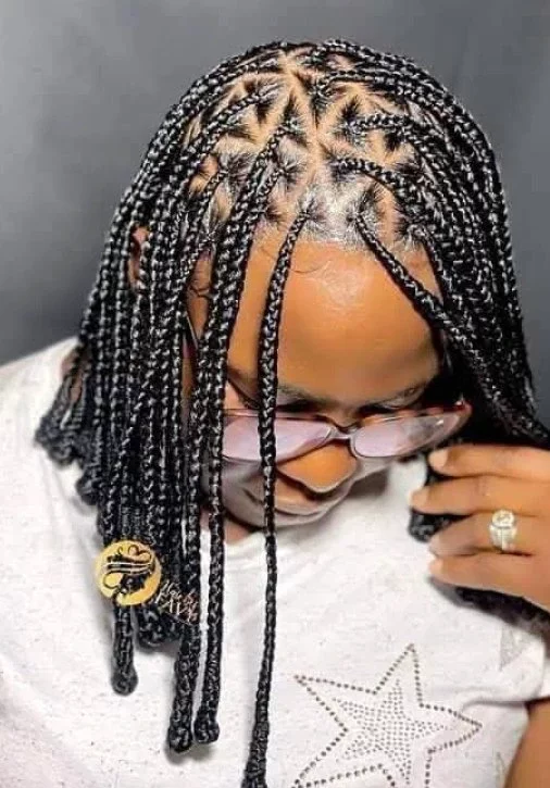 Scintillating braids that really rocks.