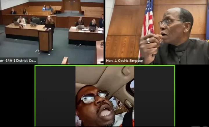 Update:  Man who went viral for driving during Virtual Court hearing is sent to jail as Judge blasts him for never having�a�license