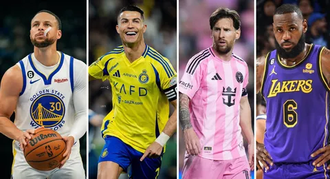 Messi slips to 5th as Ronaldo retains crown on Forbes highest-paid list for a 3rd consecutive year amid potential exit from Saudi Arabia Messi slips to 5th as Ronaldo retains crown on Forbes highest-paid list for a 3rd consecutive year amid potential exit from Saudi Arabia