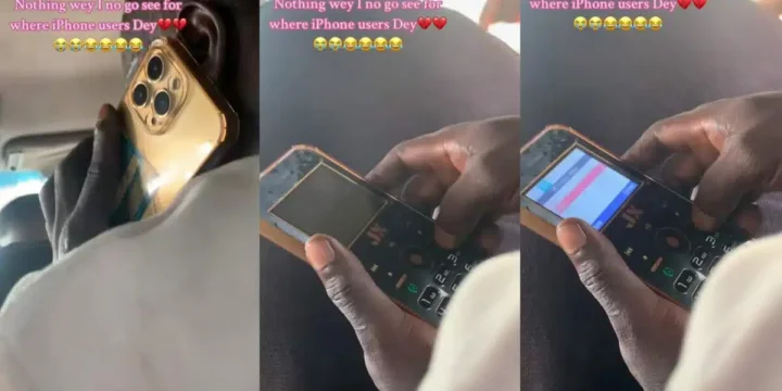 Man shocked as he spots unusual iPhone on a bus Man shocked as he spots unusual iPhone on a bus