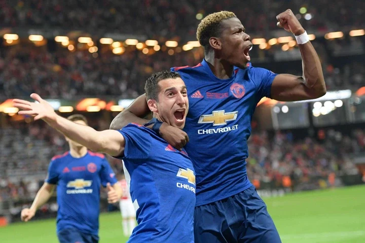 Man Utd's Starting Lineup in Last Europa League Final Win